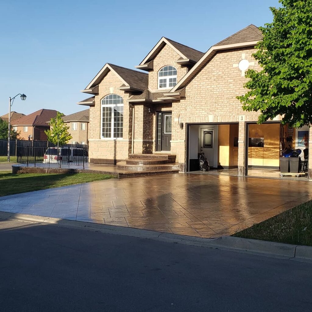 washed and sealed driveway