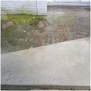 b4 and after pressure washing