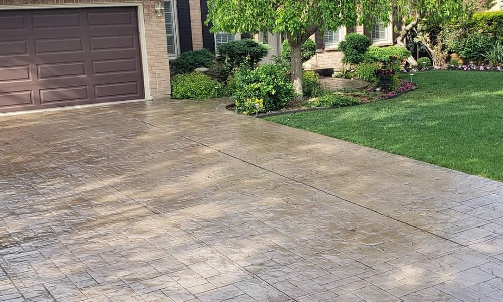 wash and sealed driveway interlock